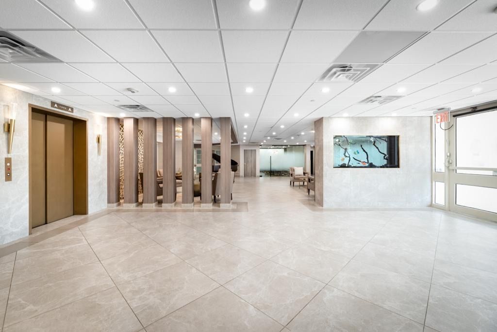 Lobby and entrance at AristaCare at Parkside in Linden NJ
