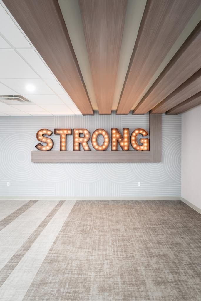 Rehabilitation therapy gym at AristaCare at Parkside in Linden NJ