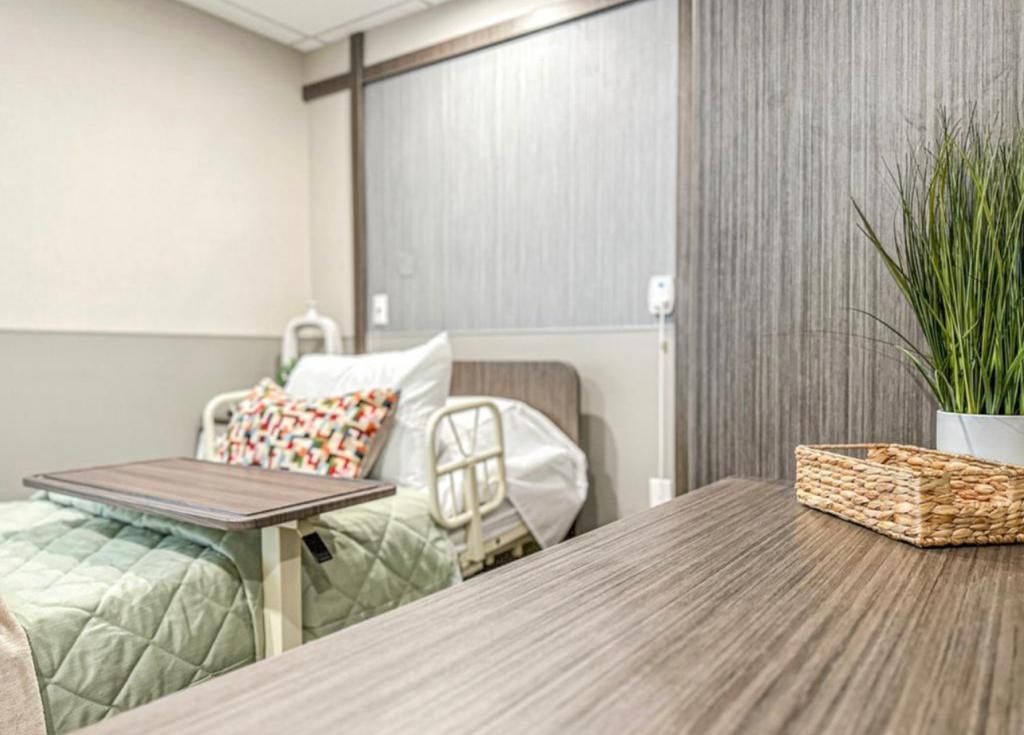 Private resident room at AristaCare at Parkside skilled nursing facility Linden NJ for post-hospital care