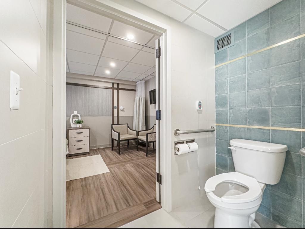 Private resident room at AristaCare at Parkside skilled nursing facility Linden NJ for post-hospital care