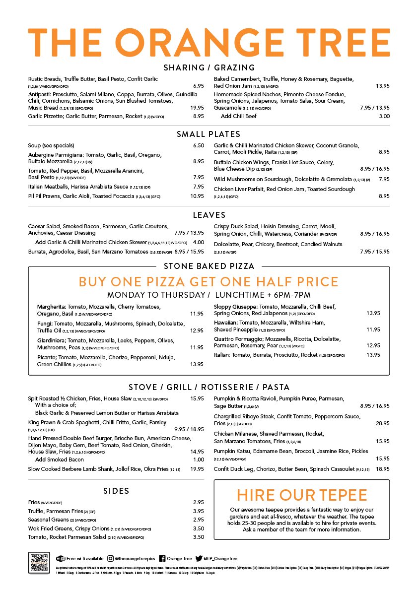 The Orange Tree, Chadwick End Food & Drink Lovely Pubs