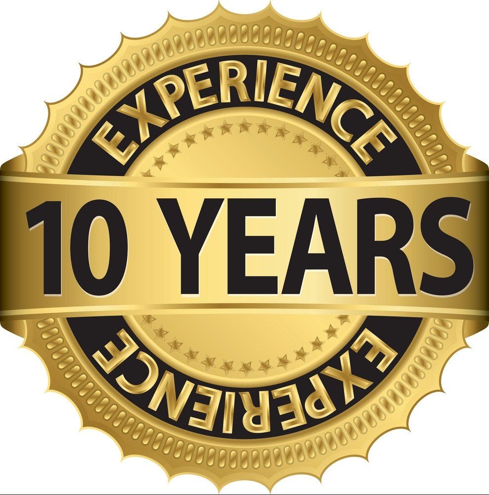10 års erfaring