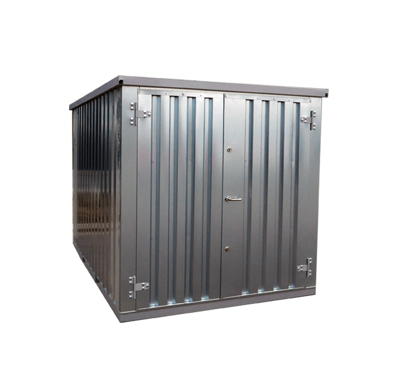 Galvanisert lettcontainer