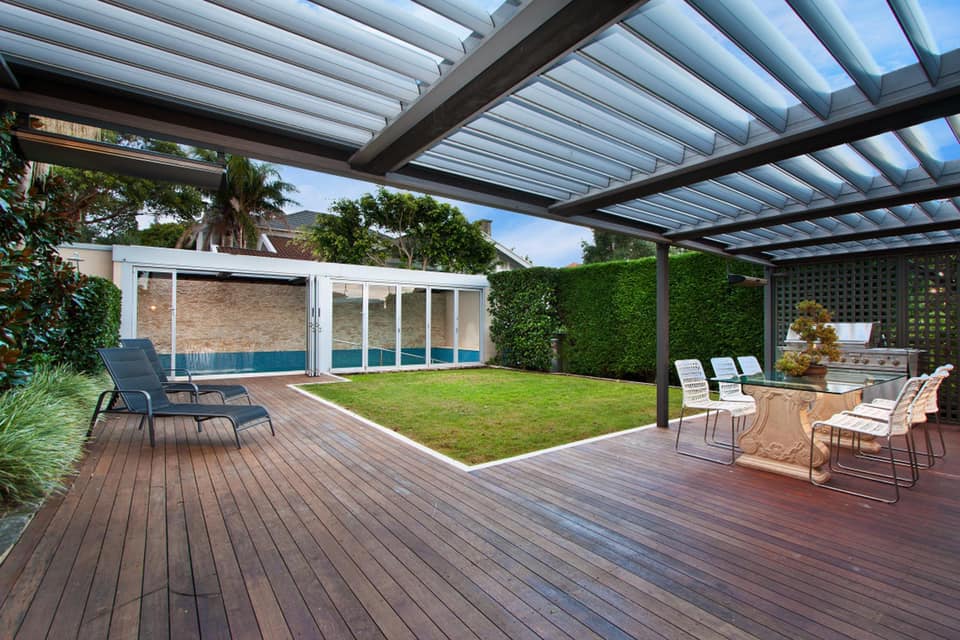 Motorisert Bioclimatic lamell pergola terrasse