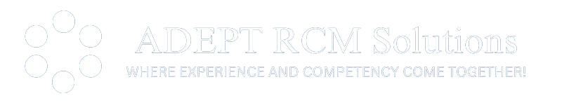 Logo for adept revenue cycle management solutions
