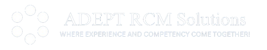 Logo for adept revenue cycle management solutions