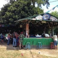dj at outdoor party