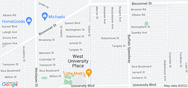 Map of business location