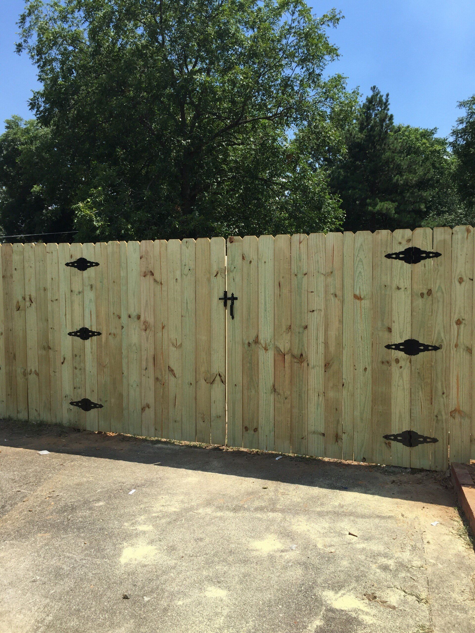 Wood Fence Gate — Covington, GA — Barbara's Fence Company, Inc.