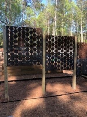 Fence Pattern Surrounded By Tree — Covington, GA — Barbara's Fence Company, Inc.