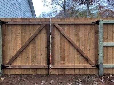 Wood Gate — Covington, GA — Barbara's Fence Company, Inc.
