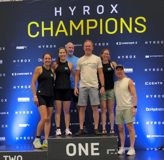 Galvanized Fitness team at Hyrox