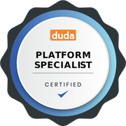 RevvedUpRevenue is certified for Duda Platform Specialist.