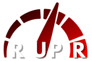 RevvedUpRevenue black and white logo in footer