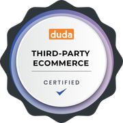 RevvedUpRevenue is certified for Duda Third Party Ecommerce.