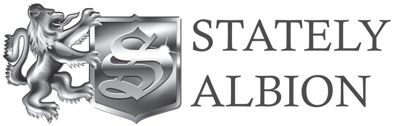 Silver lion holding a shield with an