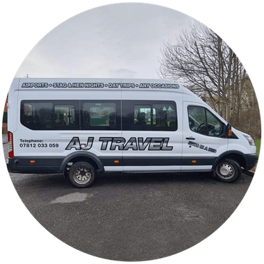 One of our vehicles en route