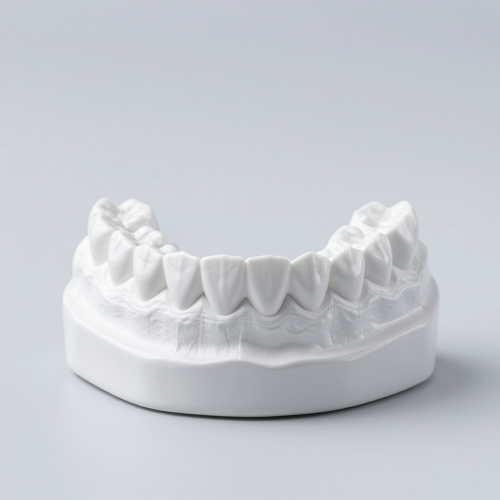 Afgewerkte gefreesd digitale prothese PMMA