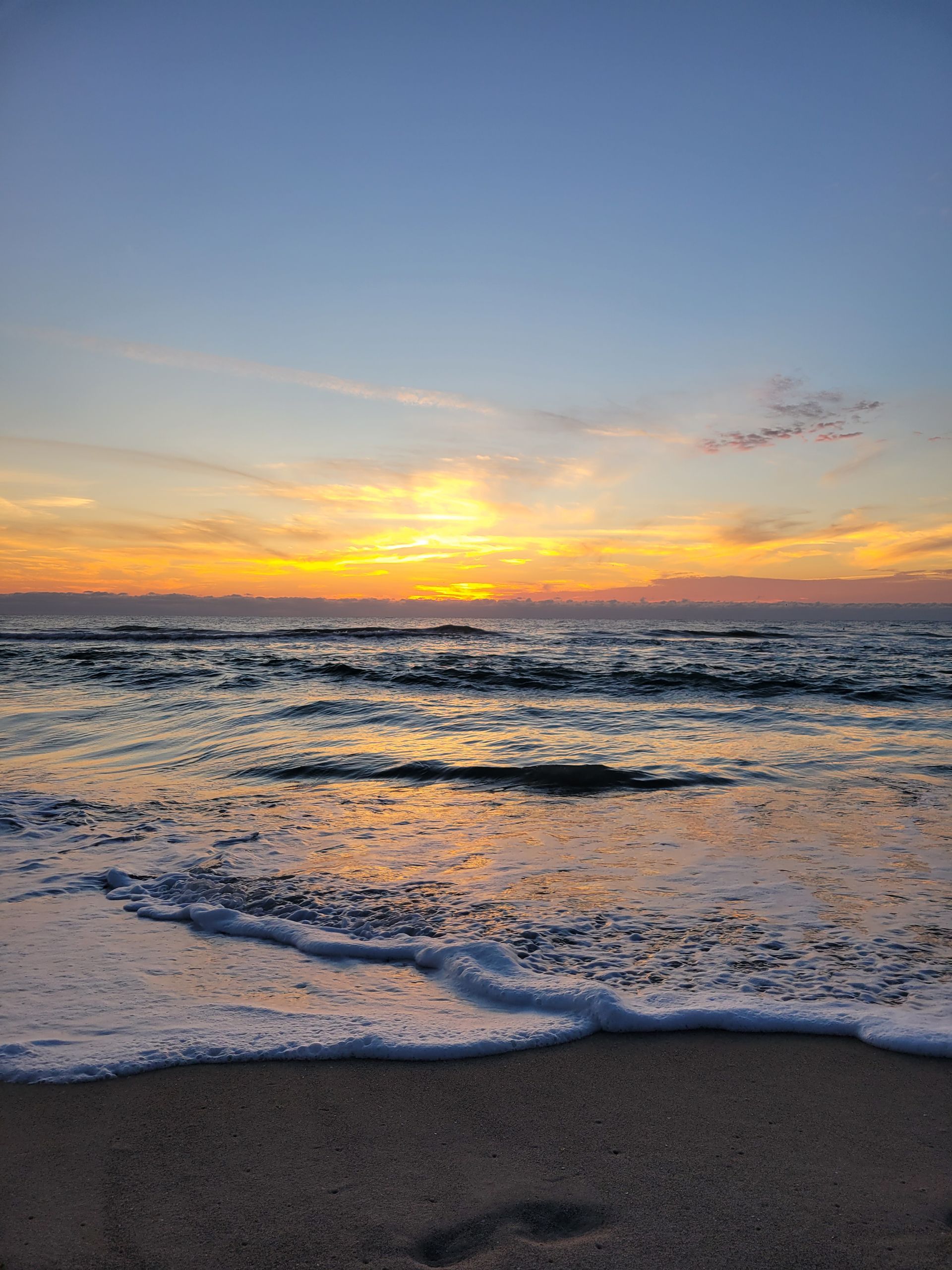 Siesta Key Florida public beach sunset