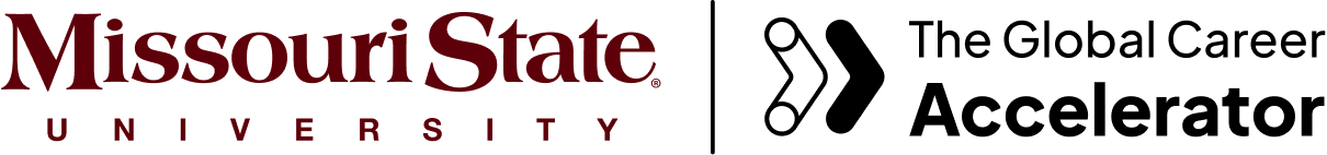 home Missouri State and The Global Career Accelerator logos