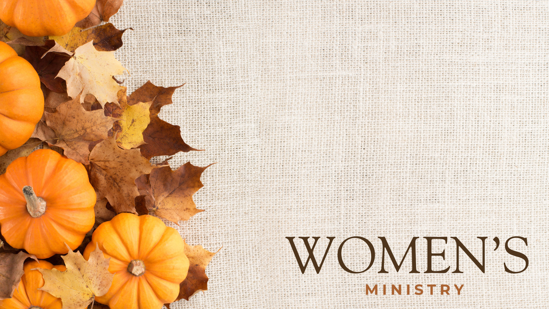 Women's Ministry | October 2026