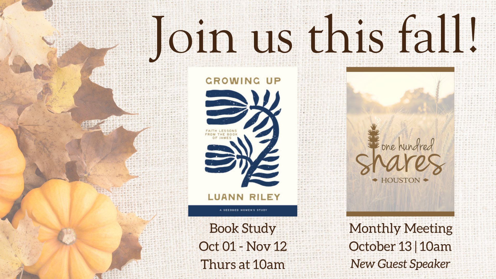 Women's Ministry | October 2026