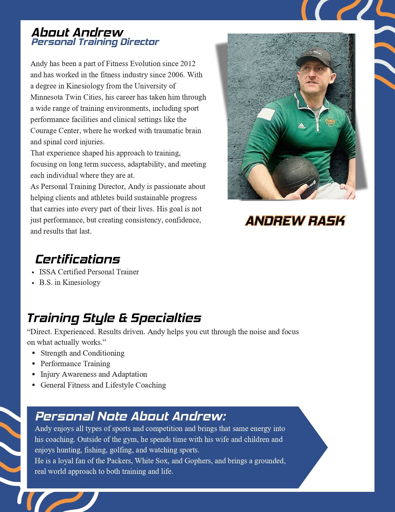 Buffalo Personal Trainers | Fitness Evolution