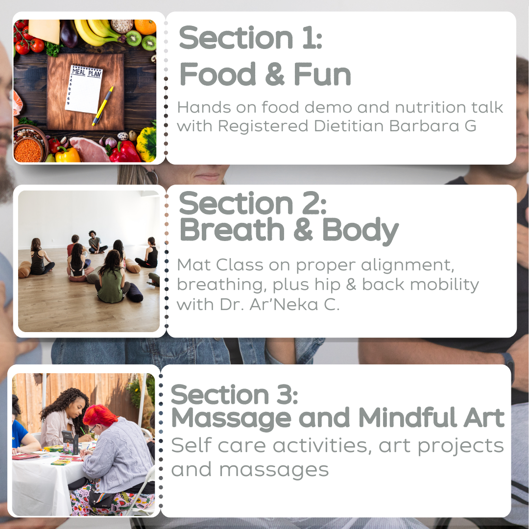 Action Fitness Community Self Care Fair