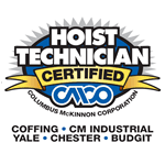 Hoise Technician — Crosby, TX — Advanced Overhead Crane Services