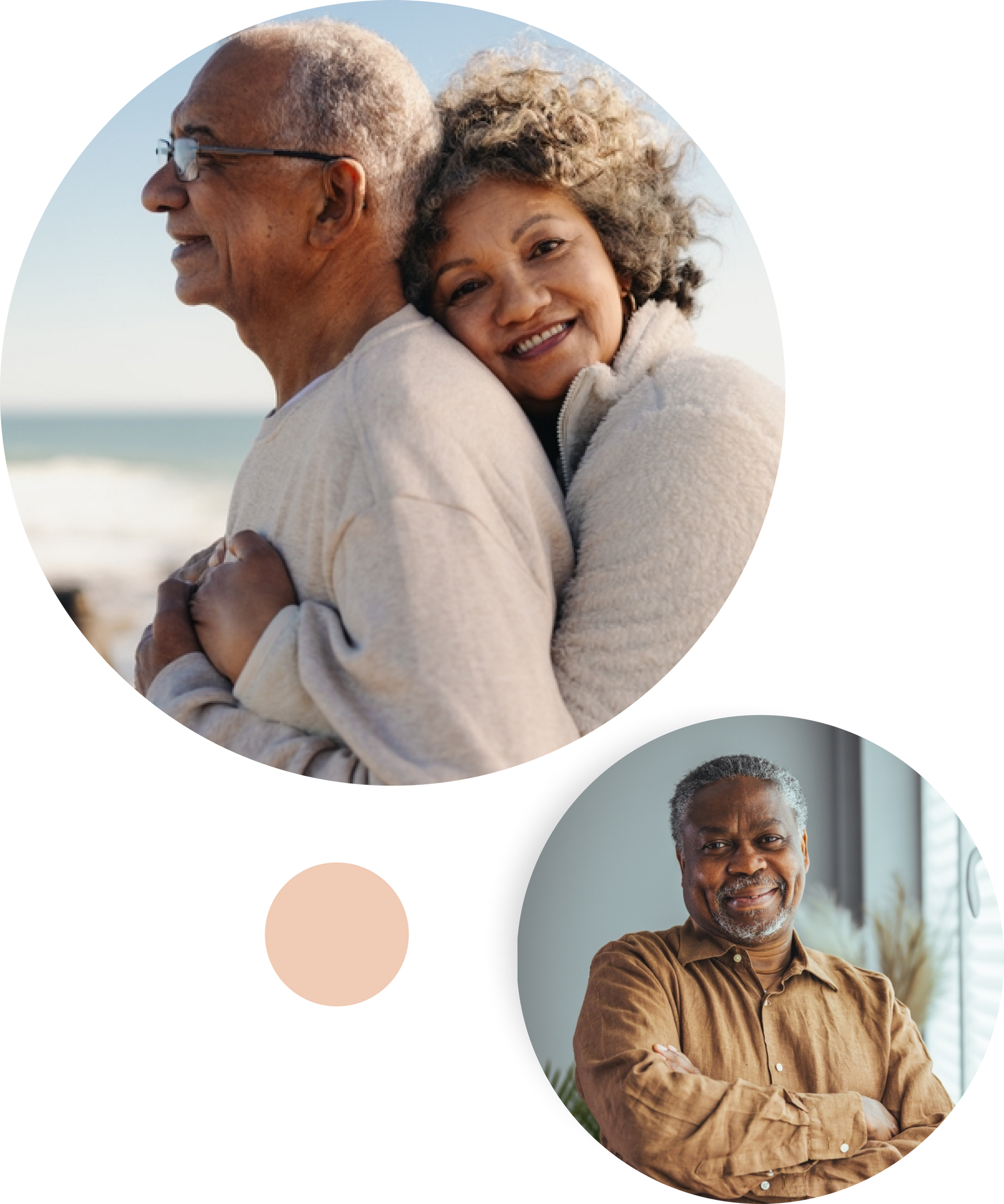 a man and a woman are standing next to each other and smiling