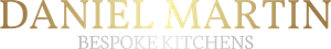 A logo for daniel martin bespoke kitchens is shown on a white background.