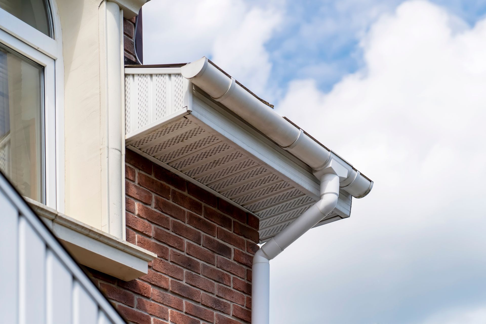 Fascia in gutter