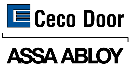 Ceco Door and ASSA ABLOY logos on a white background