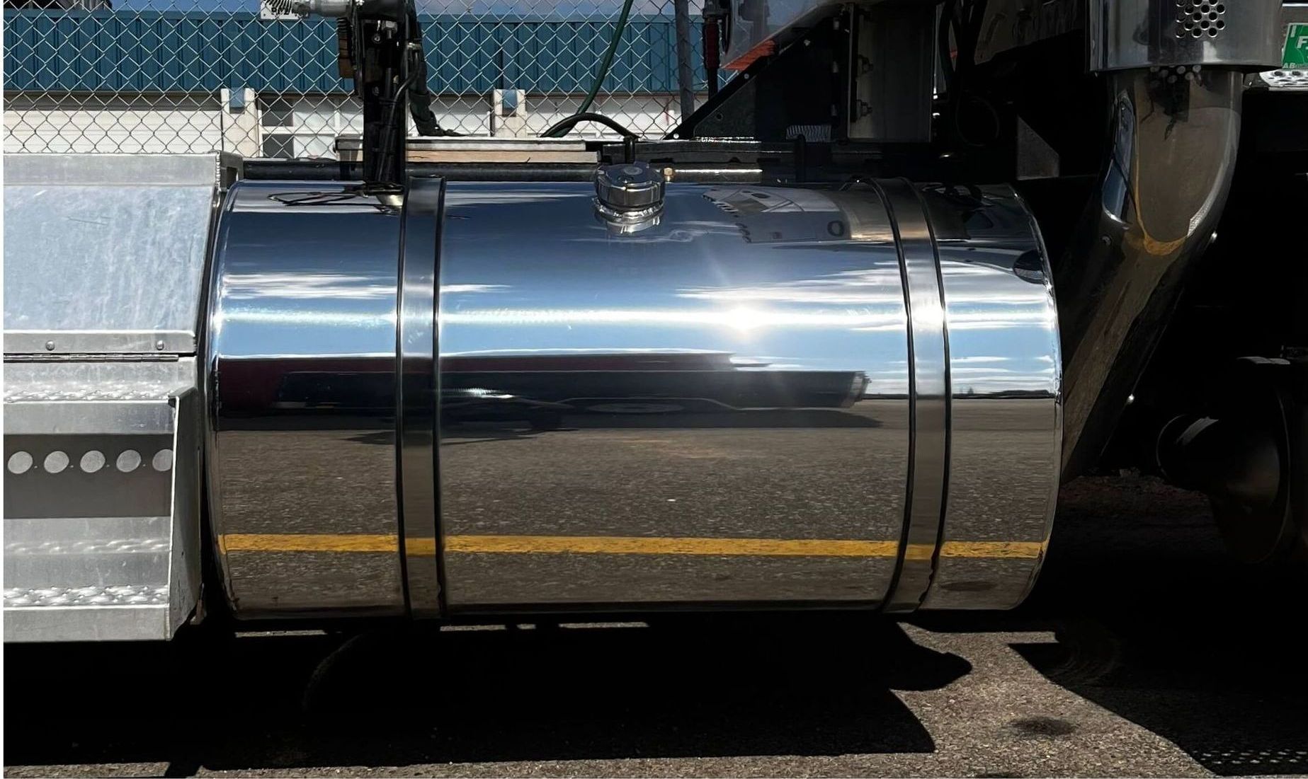 Fuel Tank Polished by Alberta Metal Polishing in Red Deer, Alberta