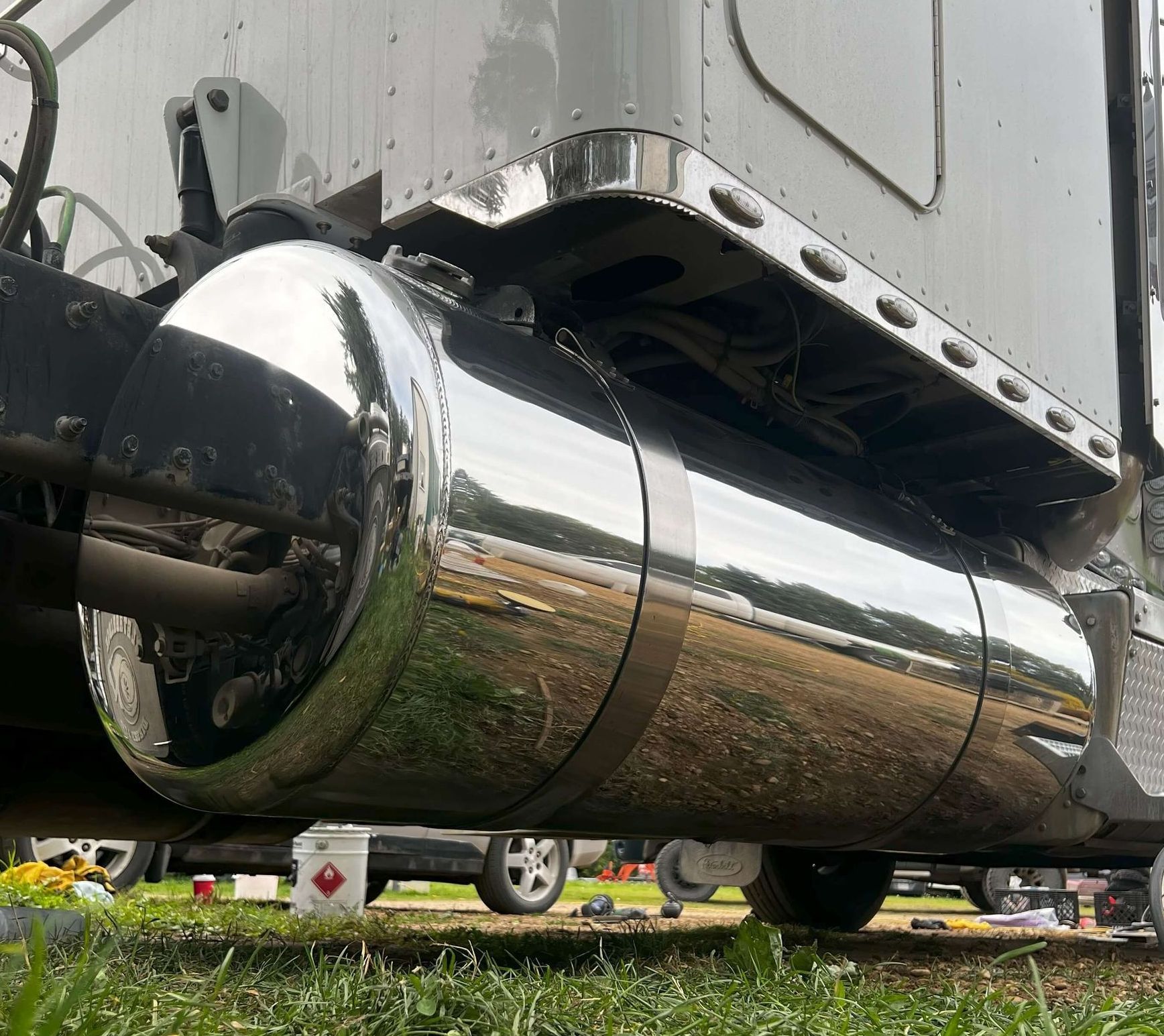 Metal Polished Fuel Tank