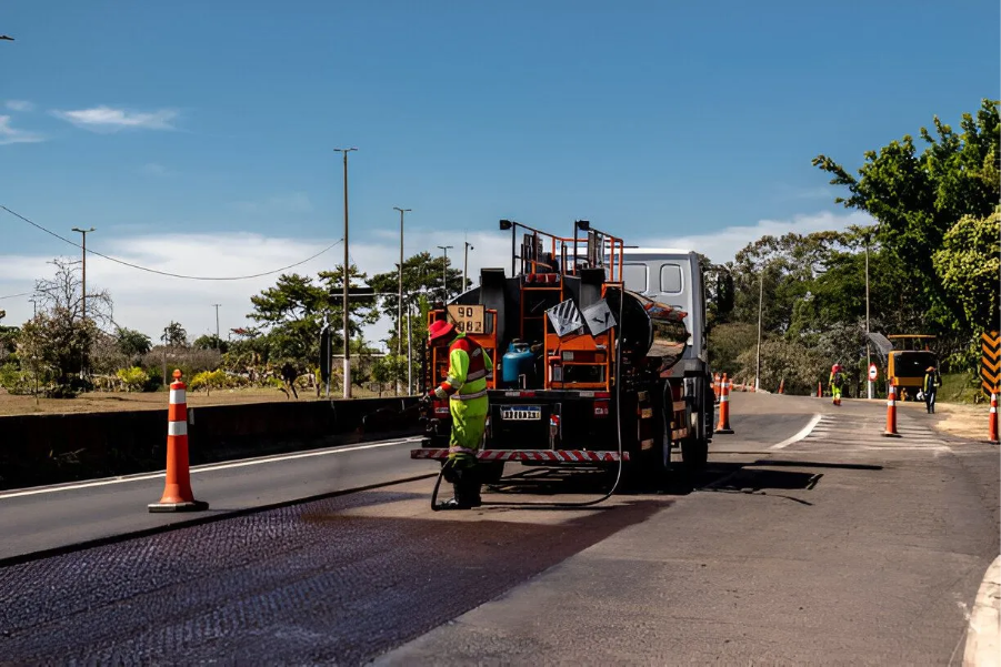 commercial parking lot paving