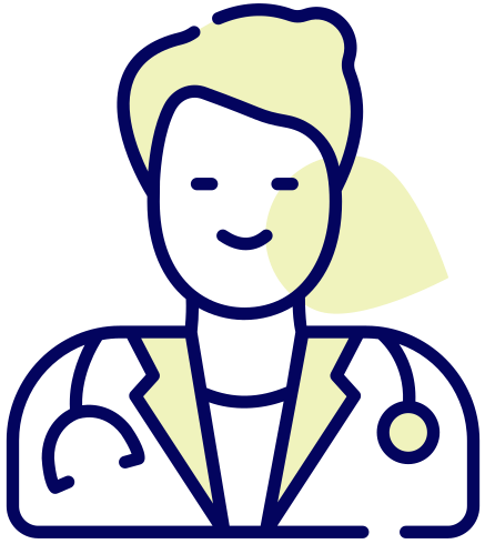 Doctor with stethoscope.