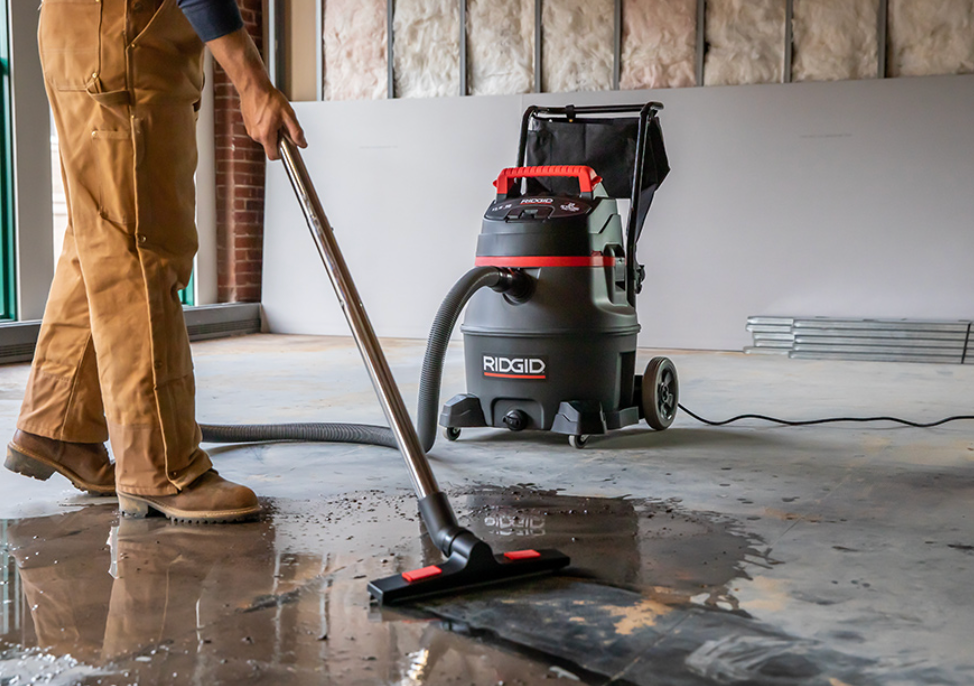 Post-construction cleaning at a Albany building