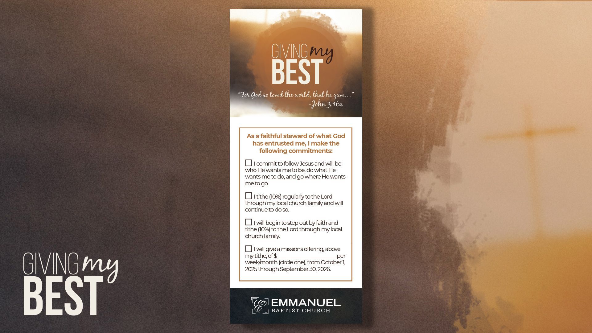 A promotional flyer for
