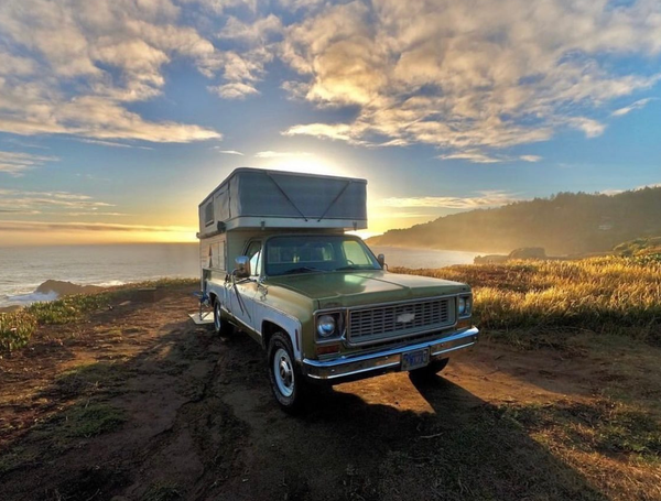 ocean cove truck camping