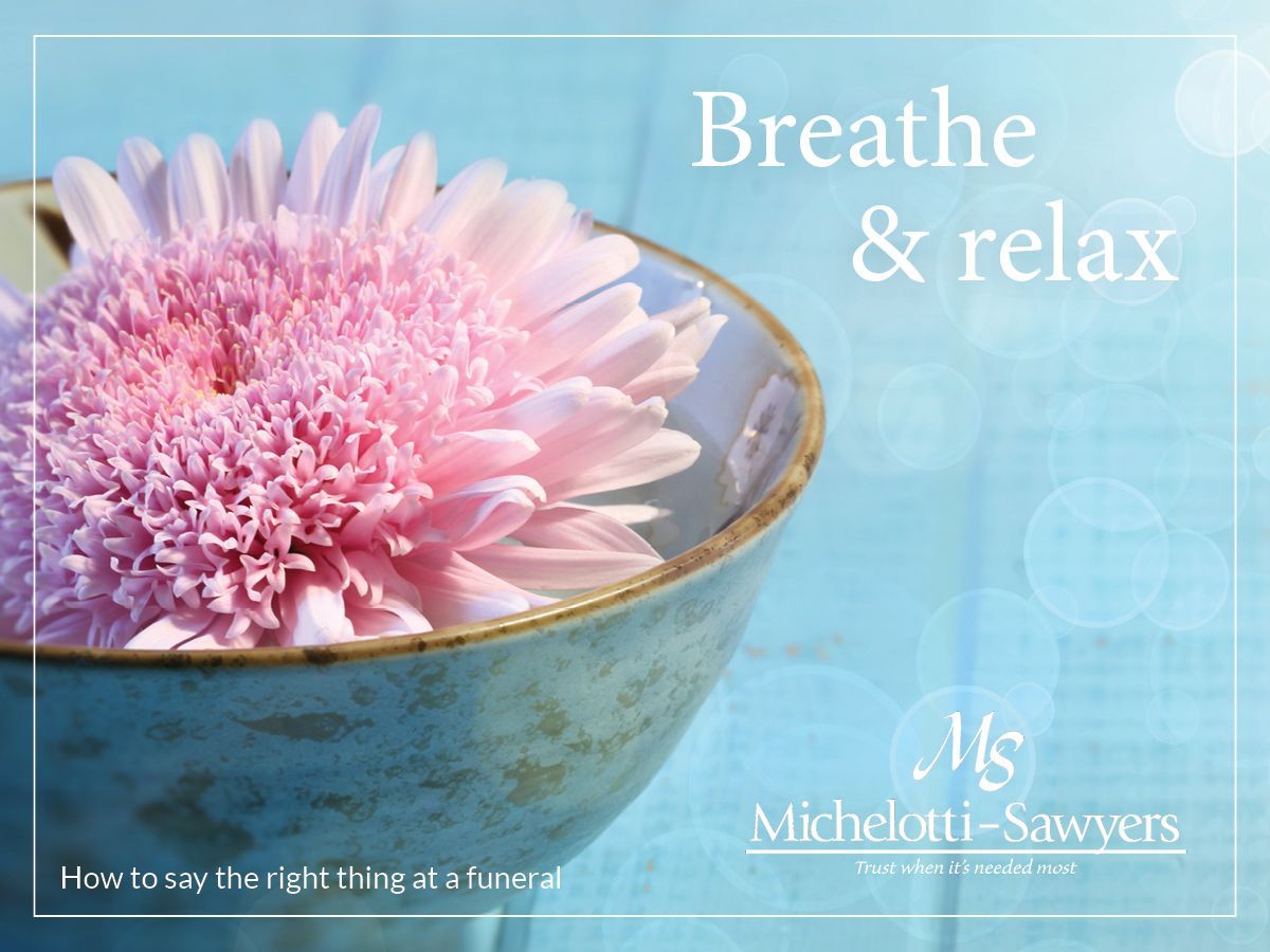 Image of a flower saying