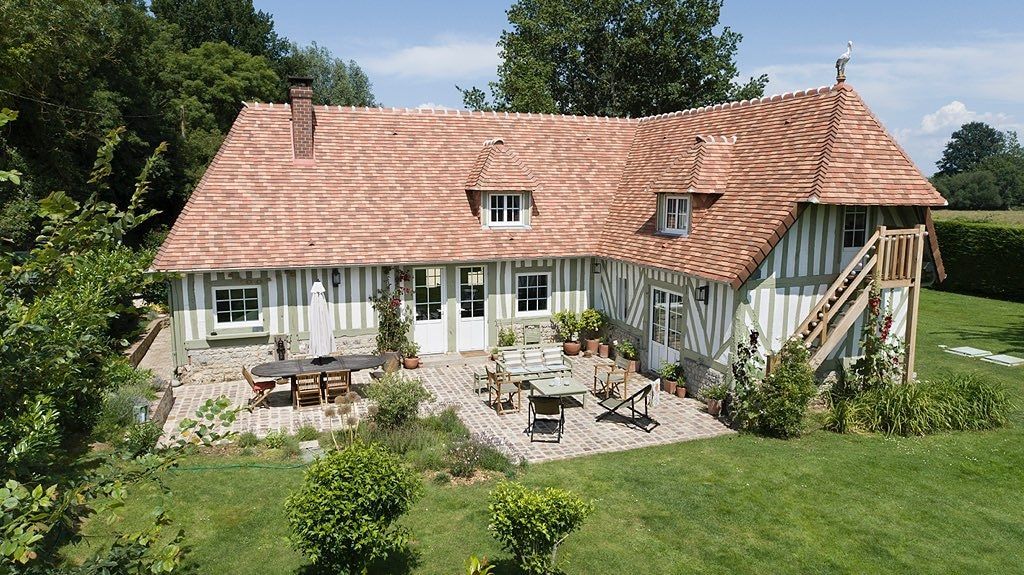 rénovation d'architecte d'intérieur d'une longère normande
