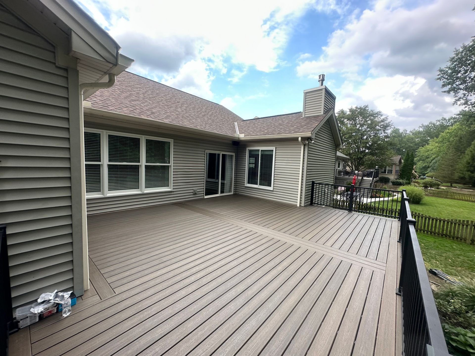 Coastal Bluff Trex Enhanced Decking, Composite