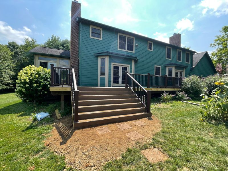 composite deck after