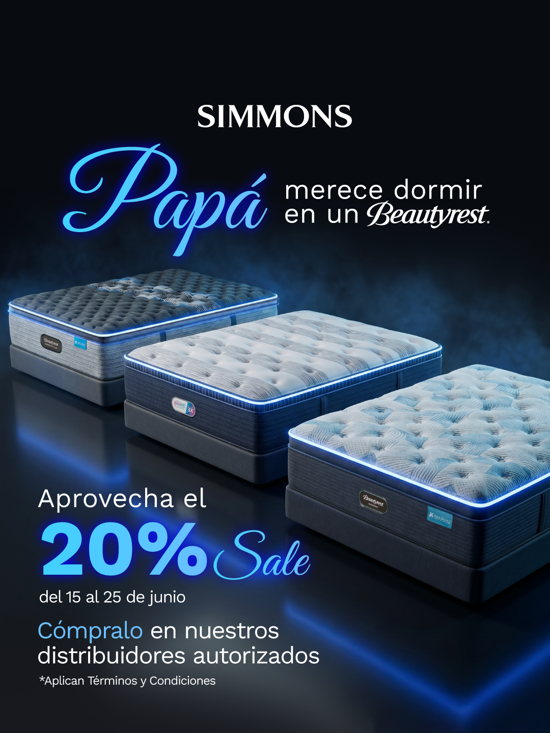 Un anuncio del viernes negro para los colchones Beautyrest de Simmons