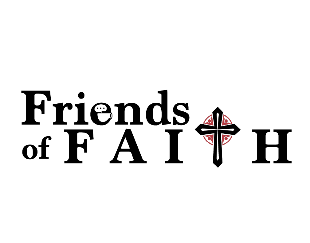 "Friends of Faith" logo with a cross replacing the "I" in "Faith."