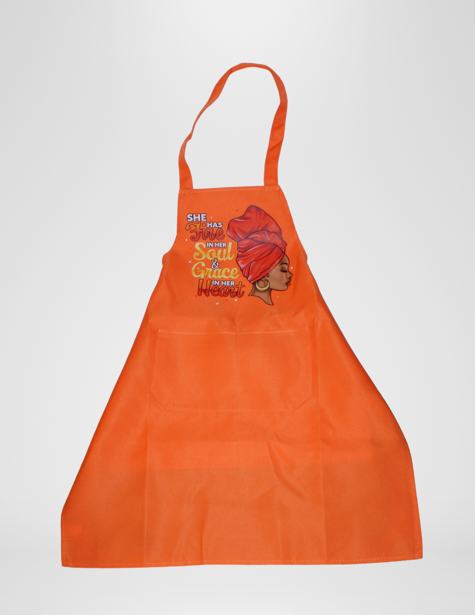 Apron-Orange-She Has Fire