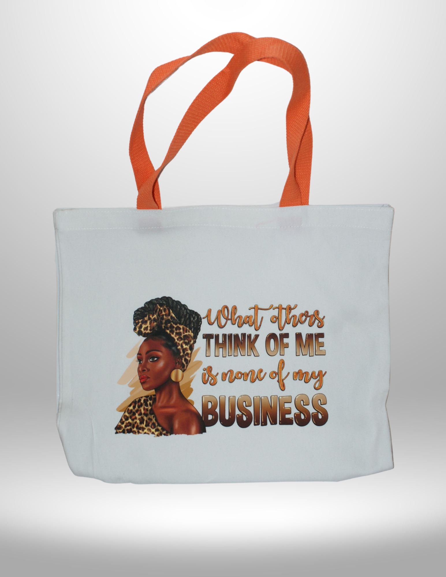 Canvas Tote Bag-Orange What Others Think