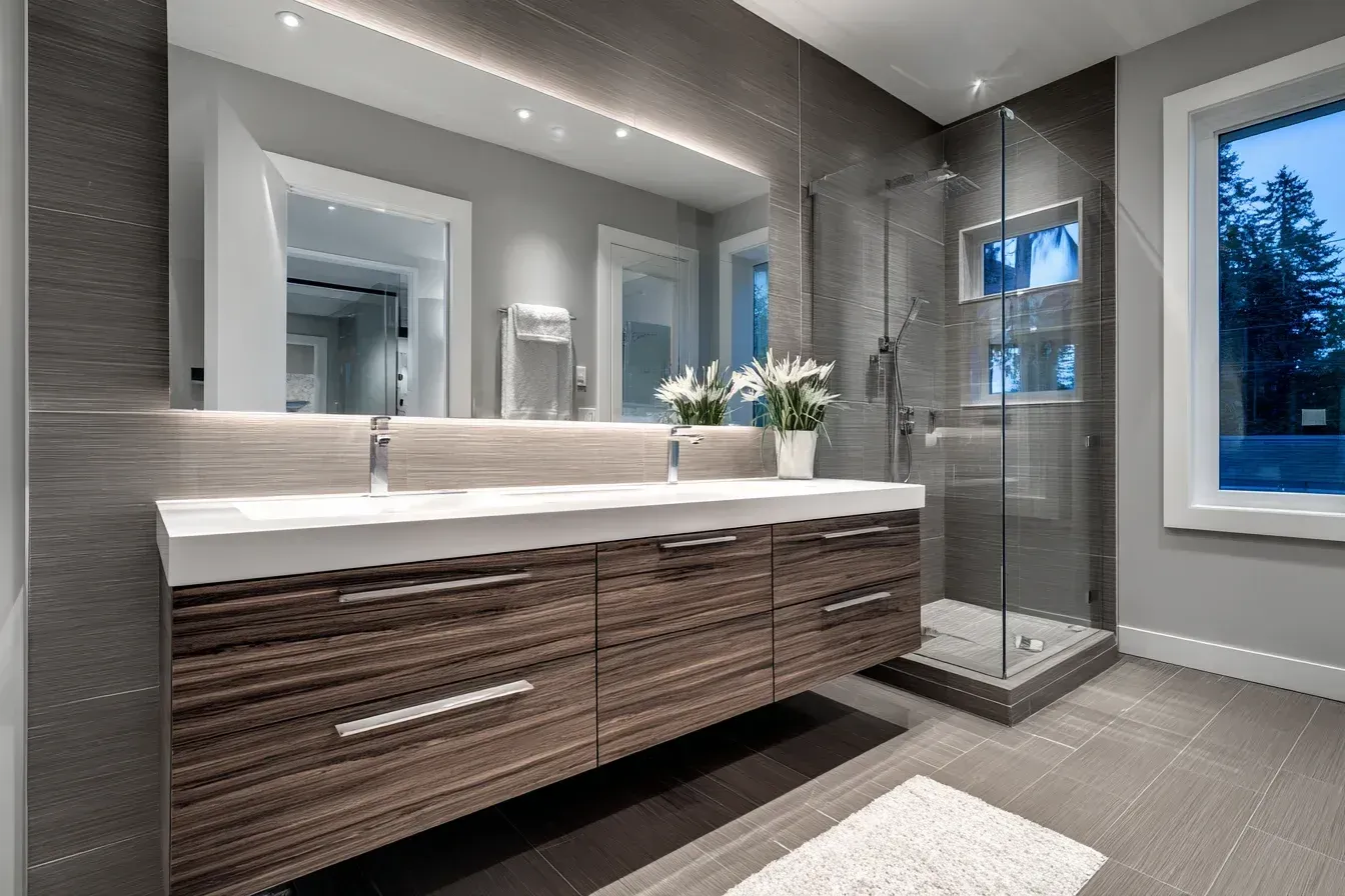 Eco-friendly bathroom remodeling includes low-flow fixtures, LED lighting, sustainable tile options, VOC-free paint, and water-efficient toilets. Vancouver homeowners prioritize energy efficiency in areas like Grandview-Woodland and Kitsilano. Our renovations improve sustainability without compromising style. Certified contractors ensure environmentally responsible installation.