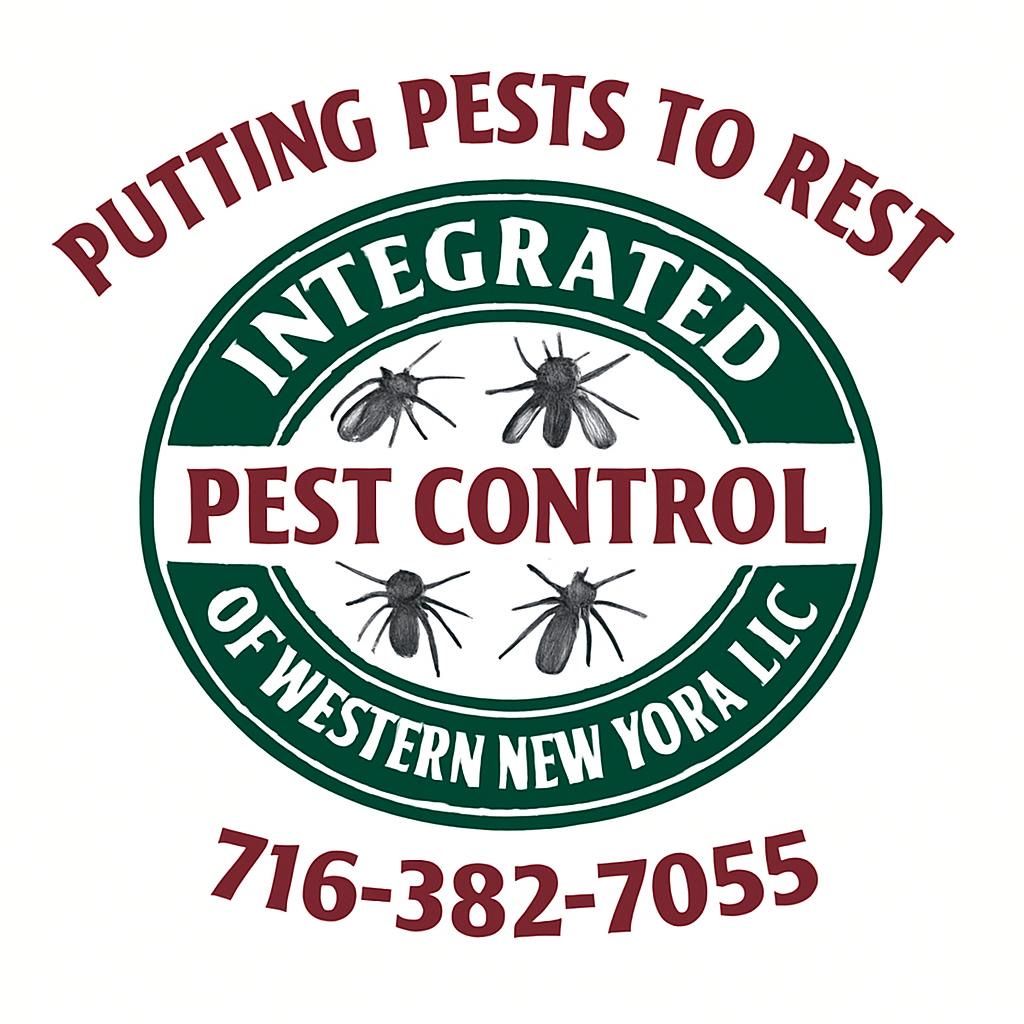 Logo for Integrated Pest Control featuring a cockroach targeted in a green crosshair with the letters IPC.